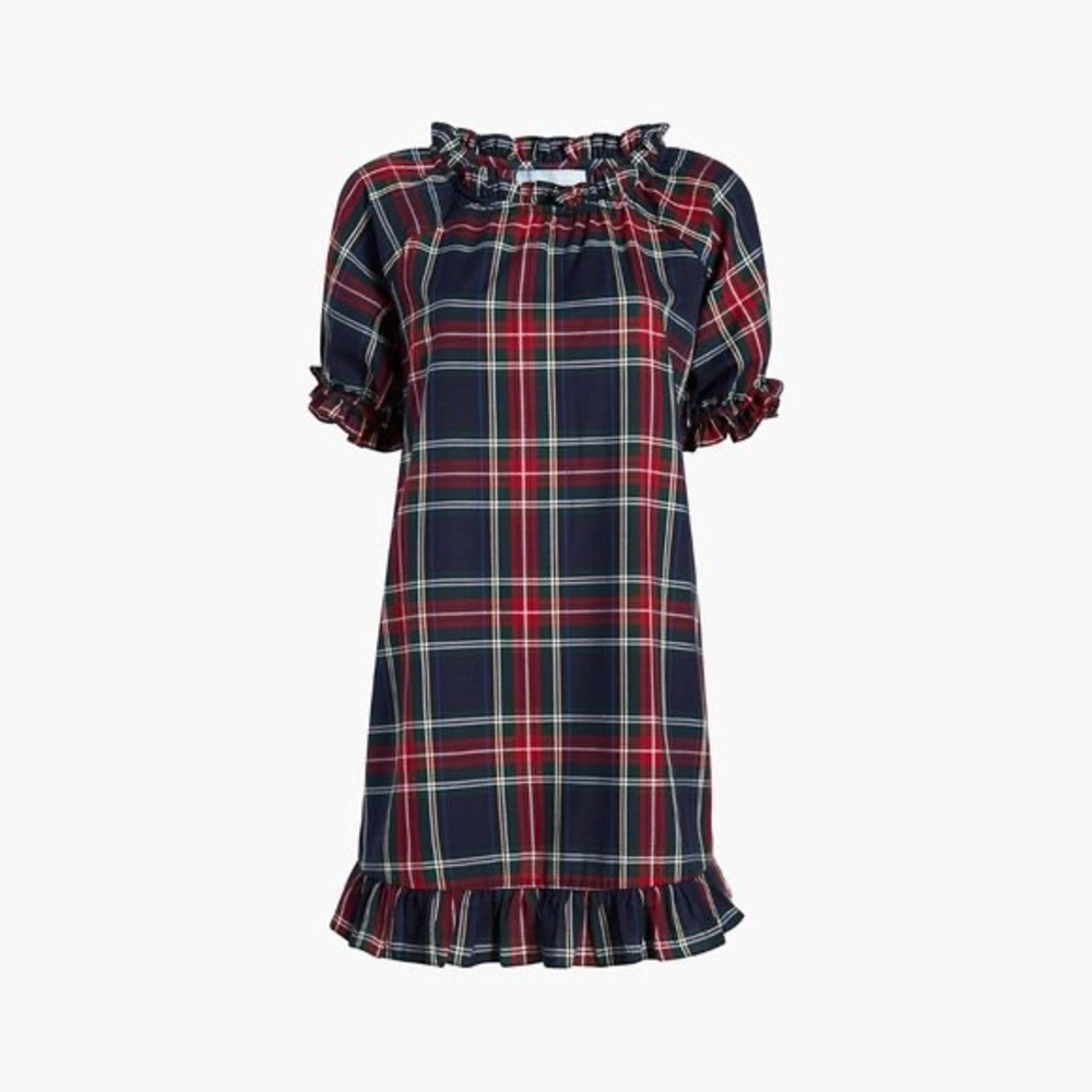 Hill house tartan Katherine mini dress